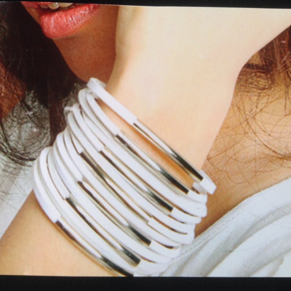 PU LEATHER Bracelet WHITE